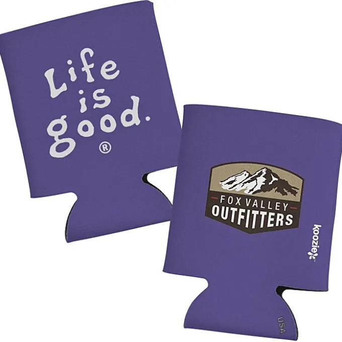 Life is Good Koozie® Can Cooler - Full Color - LIG