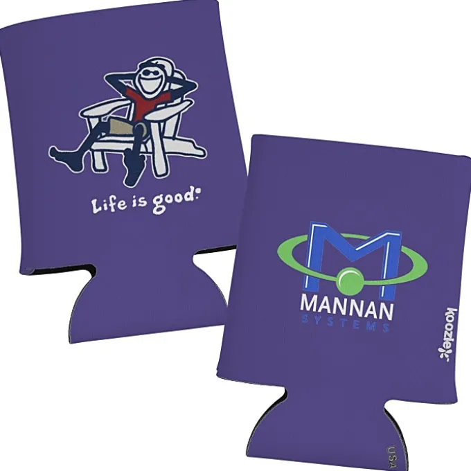 Life is Good Koozie® Can Cooler - Full Color - Adirondack