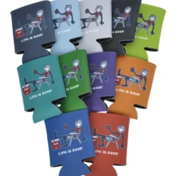 Life is Good Koozie® Can Cooler - Full Color - Cooler
