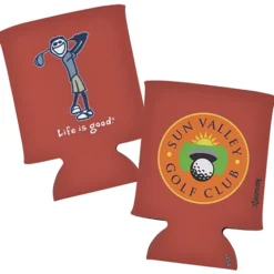 Life is Good Koozie® Can Cooler - Full Color - Golf