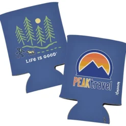 Life is Good Koozie® Can Cooler - Full Color - Hike