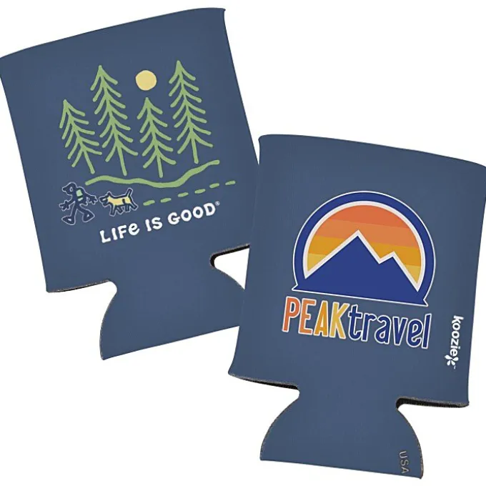 Life is Good Koozie® Can Cooler - Full Color - Hike