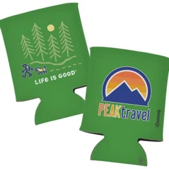 Life is Good Koozie® Can Cooler - Full Color - Hike