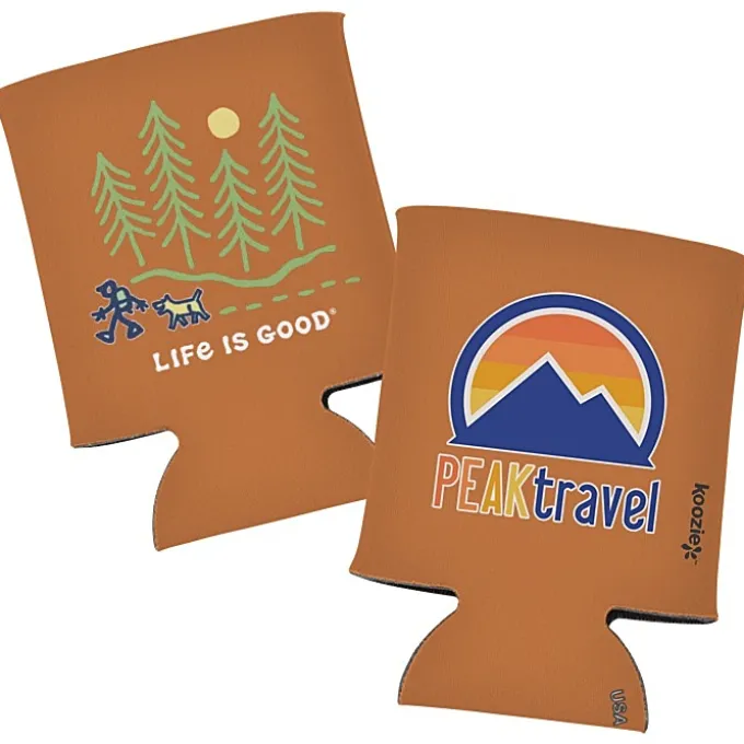 Life is Good Koozie® Can Cooler - Full Color - Hike
