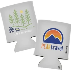Life is Good Koozie® Can Cooler - Full Color - Hike