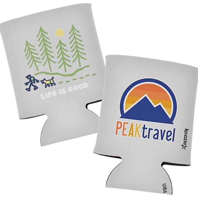 Life is Good Koozie® Can Cooler - Full Color - Hike