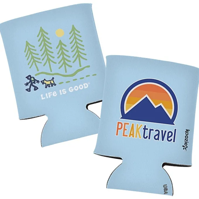 Life is Good Koozie® Can Cooler - Full Color - Hike