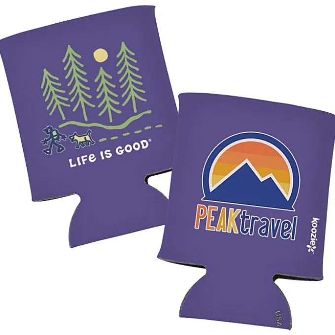 Life is Good Koozie® Can Cooler - Full Color - Hike