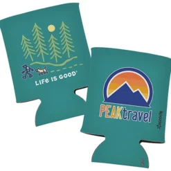 Life is Good Koozie® Can Cooler - Full Color - Hike