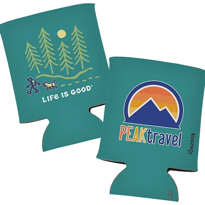 Life is Good Koozie® Can Cooler - Full Color - Hike
