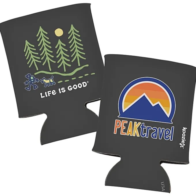 Life is Good Koozie® Can Cooler - Full Color - Hike