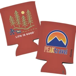Life is Good Koozie® Can Cooler - Full Color - Hike