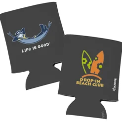 Life is Good Koozie® Can Cooler - Full Color - Hammock