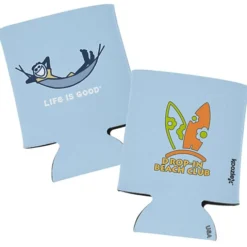 Life is Good Koozie® Can Cooler - Full Color - Hammock