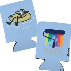 Life is Good Koozie® Can Cooler - Full Color - Inner Tube