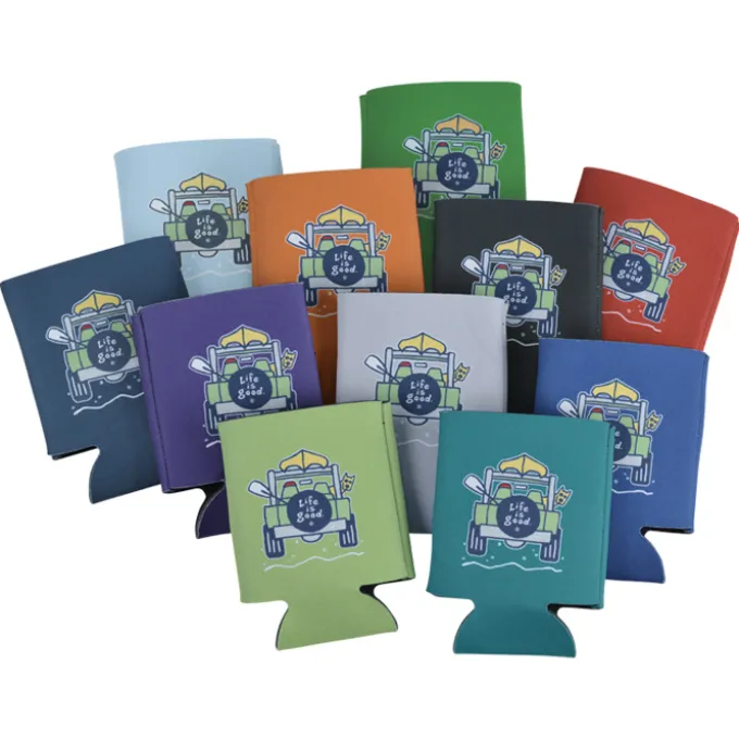 Life is Good Koozie® Can Cooler - Full Color - 4WD