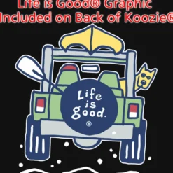 Life is Good Koozie® Can Cooler - Full Color - 4WD