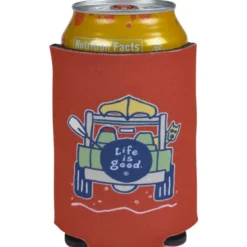 Life is Good Koozie® Can Cooler - Full Color - 4WD