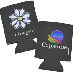 Life is Good Koozie® Can Cooler - Full Color - Daisy