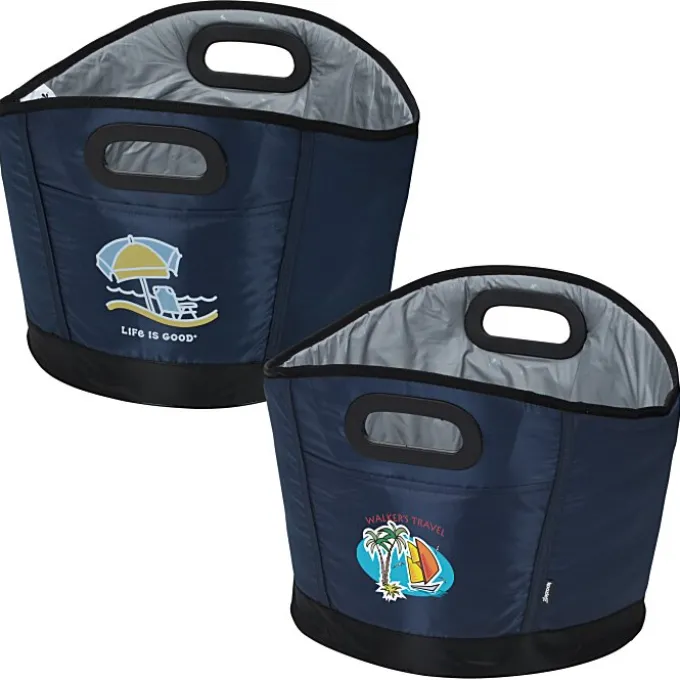 Life is Good Koozie® Party Cooler - Full Color - Beach Umbrella