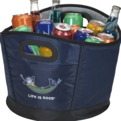 Life is Good Koozie® Party Cooler - Full Color - Hammock