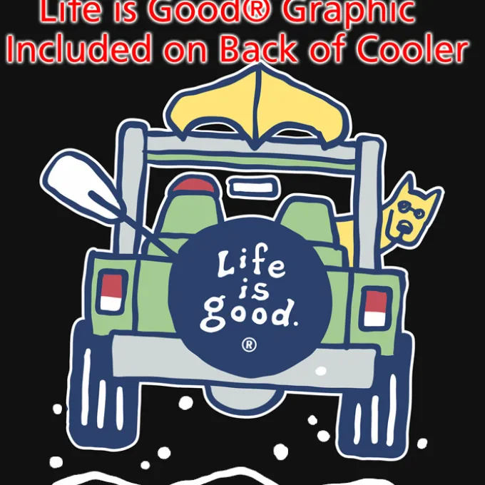 Life is Good Koozie® Party Cooler - Full Color - 4WD