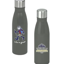 Life is Good Refresh Mayon Bottle – 18 oz - Full Color - Hiking Jake