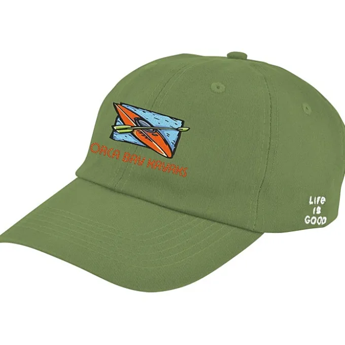Life is Good Relaxed Twill Koozie® Cap - Embroidered