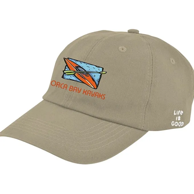 Life is Good Relaxed Twill Koozie® Cap - Embroidered