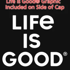 Life is Good Relaxed Twill Koozie® Cap - Embroidered