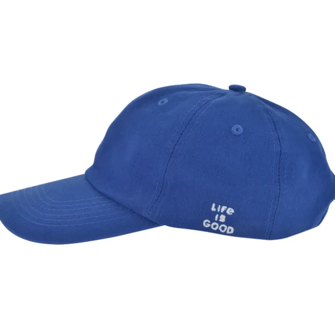 Life is Good Relaxed Twill Koozie® Cap - Embroidered