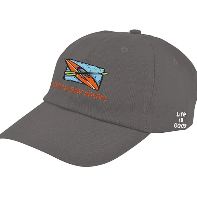 Life is Good Relaxed Twill Koozie® Cap - Embroidered