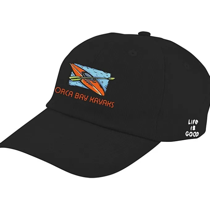 Life is Good Relaxed Twill Koozie® Cap - Embroidered