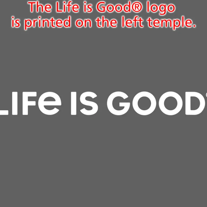 Life is Good Sunglasses - Dark Opaque