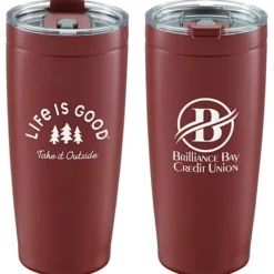 Life is Good Vacuum Tumbler - 20 oz - Outside