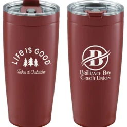 Life is Good Vacuum Tumbler - 20 oz - Outside