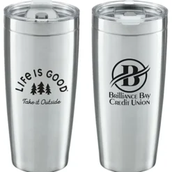 Life is Good Vacuum Tumbler - 20 oz - Outside
