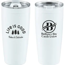 Life is Good Vacuum Tumbler - 20 oz - Outside