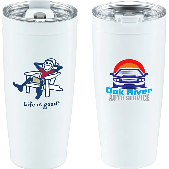 Life is Good Vacuum Tumbler - 20 oz - Full Color - Adirondack
