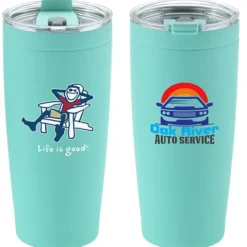Life is Good Vacuum Tumbler - 20 oz - Full Color - Adirondack