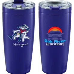 Life is Good Vacuum Tumbler - 20 oz - Full Color - Adirondack