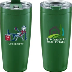 Life is Good Vacuum Tumbler - 20 oz - Full Color - Cooler