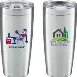 Life is Good Vacuum Tumbler - 20 oz - Full Color - Cooler