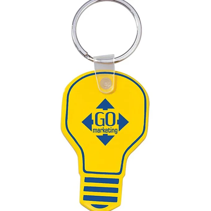 Light Bulb Soft Keychain - Opaque