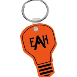 Light Bulb Soft Keychain - Translucent