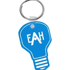 Light Bulb Soft Keychain - Translucent