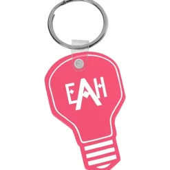 Light Bulb Soft Keychain - Translucent