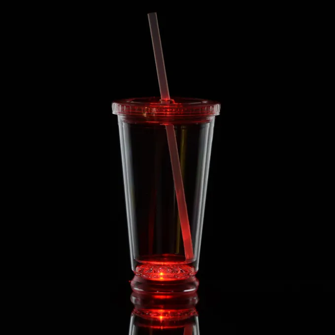 Light-Up Double Wall Tumbler - 18 oz. - Multicolor - 24 hr