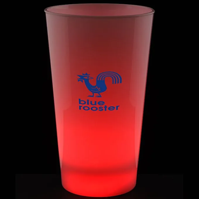 Light-Up Frosted Glass - 17 oz. - Multicolor