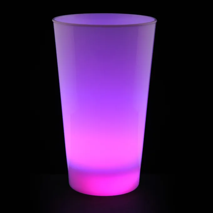 Light-Up Frosted Glass - 17 oz. - Multicolor